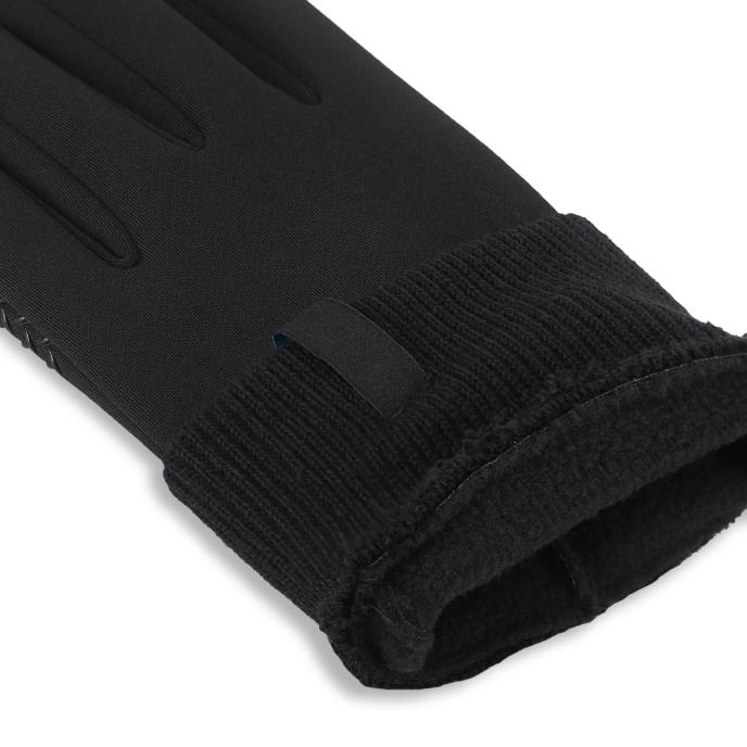 totes toasties® Mens Thermal Lined SmartTouch Gloves Black Extra Image 6